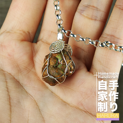 [Golden Series] Top Gold-on-Gold Rainbow Gallstone Leklai Pendant | Peak Wealth Manifestation | Core Energy Concentration | Exquisite Success Charm