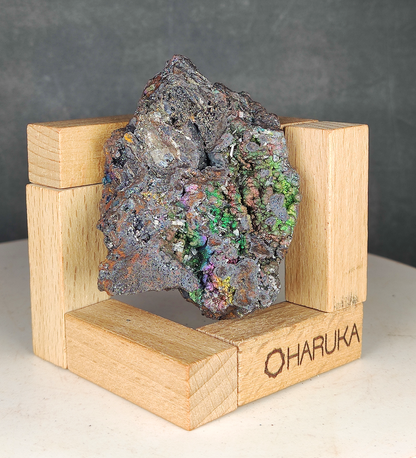 [Superior Grade] Rainbow Leklai Diamond Series Display | Gold, Purple & Green Manifestation | Wisdom & Success Aura Anchor