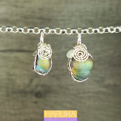 [Double Protection] Haruka Vintage Grand Buddha Bead Set | Green & Blue Manifestation | Concentrated Gallstone Power | Career Vitality & Wisdom Charm