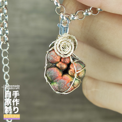 Top Grade Droplet Series | Red Golden Aged Droplet Pendant | Portable Core of the Universal Heart
