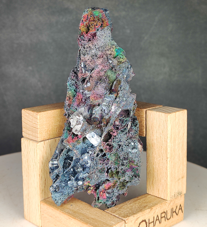 [Elite] Rainbow Leklai Diamond Series Display | Pink, Purple & Green Manifestation | Gallstone Core | Harmony & Success Aura Calibrator