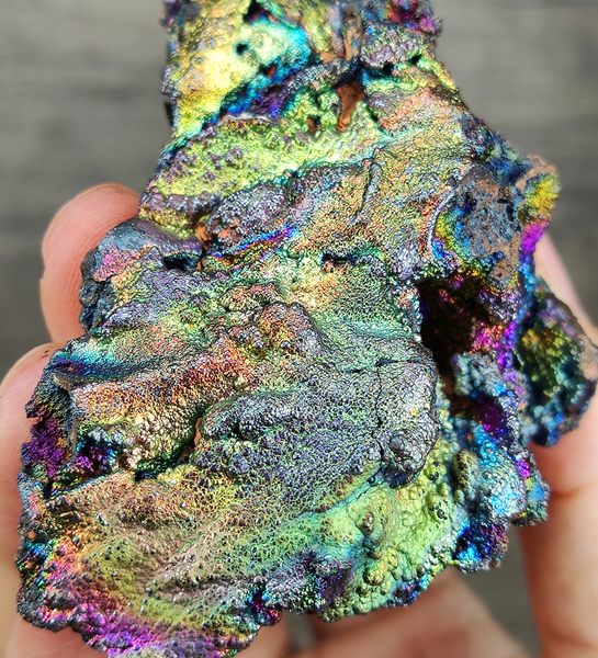 | Top premium rare Iridescent Goethite, Turgite, Hematite, Iridescent | COLOUR: Gold, Blue, Purple | 100% natural color |