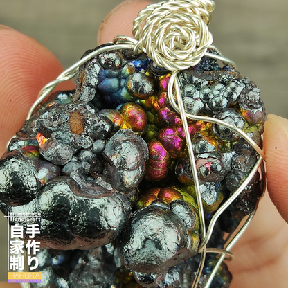 Premium Malaysia Natural Leklai Pendant | 4.1cm Quad-Color Core | Gold, Silver, Purple, Pink | All-Dimensional Energy Shield | Heavyweight Spec