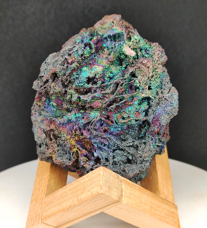 High Grade Gold-Green | Green & Blue Rainbow | Business Expansion & Spiritual Recovery Strategic Execution | Natural Malaysian Leklai Living Stone