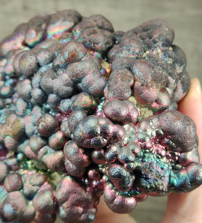| Top premium rare Iridescent Goethite, Turgite, Hematite, Iridescent | COLOUR: Pink, Rainbow | 100% natural color |