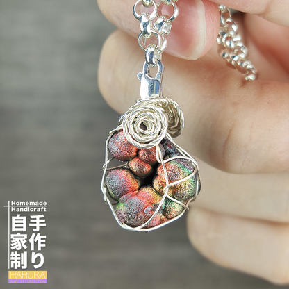 Top Grade Droplet Series | Red Golden Aged Droplet Pendant | Portable Core of the Universal Heart