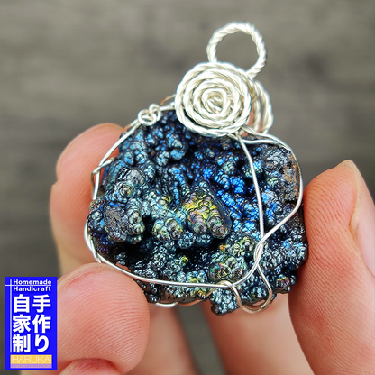 頂級藍銀系亞嚕家大佛珠 | 能量集中吊墜  | 藍色守護健康 × 銀色招正財與驅逐小人 | 隨身能量平衡與保護 | 馬來西亞天然能量活石