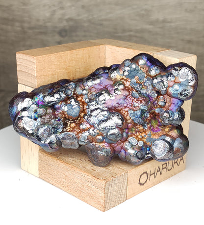 Rare Ancient "Big Buddha" Core | Iridescent Goethite | Purple Aura Radiance | Authentic Malaysian | 8.3x4.8x2.3cm