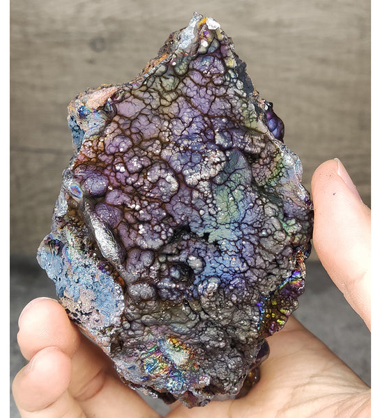 | Top premium rare Iridescent Goethite, Turgite, Hematite, Iridescent | COLOUR: purple, blue | 100% natural color |