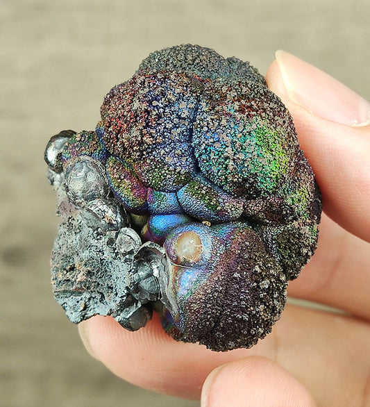| Top premium rare Iridescent Goethite, Turgite, Hematite, Iridescent | COLOUR: Purple, Blue, Green | 100% natural color |