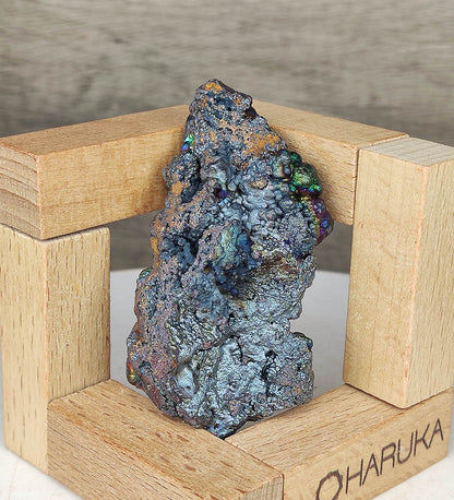 [Top Tier] Haruka Buddha Bead | Dragon Skin Texture | Purple, Gold & Green (6.6cm) | Rare Ancient Gallstone | Supreme Authority Anchor