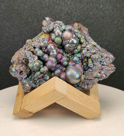 "HARUKA Giant Buddha Bead" Rainbow Double-Sided Specimen | Pink x Green x Purple x Silver | Elite Old Core Material | Universal Frequency & Emotional Composure | Natural Malaysian Leklai