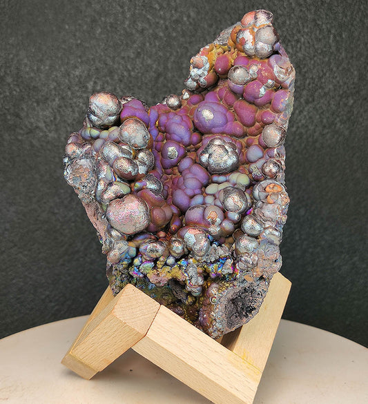 | Top premium rare Iridescent Goethite, Turgite, Hematite, Iridescent | COLOUR: Purple, Pink, Silver, Blue | 100% natural color |