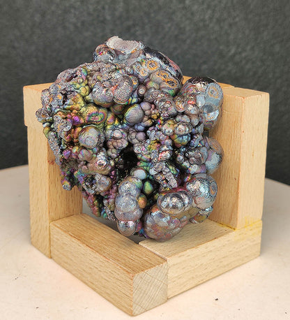 Top Grade "HARUKA Giant Buddha Bead" Rainbow Double-Sided Specimen | Pink x Green x Blue x Silver | Elite Old Core Material | Universal Frequency & Dynamic Protection | Natural Malaysian Leklai