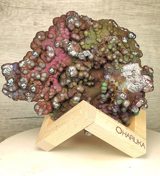 | Top premium rare Iridescent Goethite, Turgite, Hematite, Iridescent | COLOUR: Pink, Green, Gold, Silver | 100% natural color |