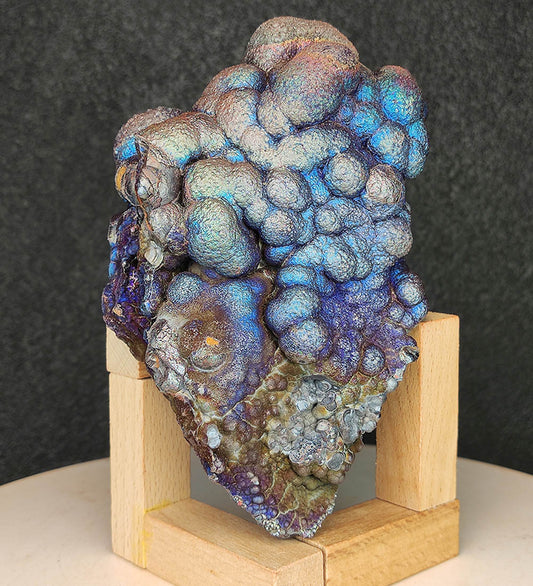 | Top premium rare Iridescent Goethite, Turgite, Hematite, Iridescent | COLOUR: Dark blue, light blue, purple, silver, gold | 100% natural color |