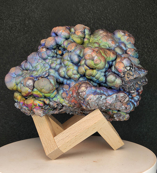 | Top premium rare Iridescent Goethite, Turgite, Hematite, Iridescent | COLOUR: Dark blue, Light blue, Green, Gold | 100% natural color |