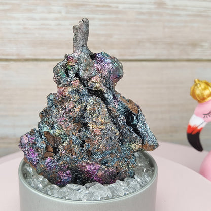  | Top premium rare Iridescent Goethite, Turgite, Hematite, Iridescent | COLOUR: Silver , pruple, Green, pink | 100% natural color |