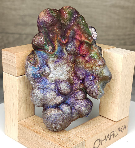 | Top premium rare Iridescent Goethite, Turgite, Hematite, Iridescent | COLOUR: purple, orange, green| 100% natural color |