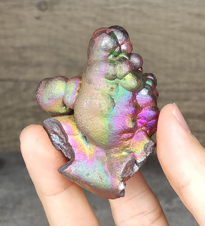 | Top premium rare Iridescent Goethite, Turgite, Hematite, Iridescent | COLOUR: pink, glod, green| 100% natural color |