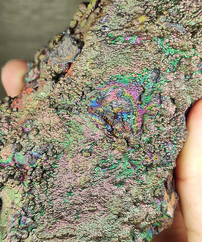 Premium Golden Dragon Skin Rainbow Leklai | Gold-Pink-Green Tri-Color | Rare Scale Texture | Powerful Wealth Attraction & Career Guardian | Malaysia Natural Leklai