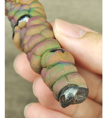 [Collector Grade] Haruka Buddha Pillar | Ancient Tricolor Manifestation (7.9cm) | Peak Directional Energy | Ultimate Shield & Success Conduit