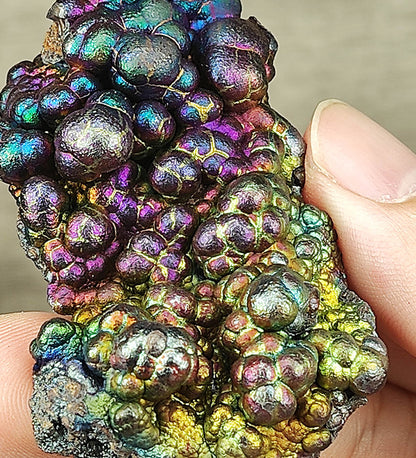 [Top Tier] Haruka Buddha Bead | Dragon Skin Texture | Purple, Gold & Green (6.6cm) | Rare Ancient Gallstone | Supreme Authority Anchor