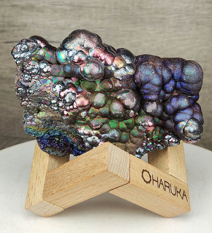 | Top premium rare Iridescent Goethite, Turgite, Hematite, Iridescent | COLOUR: Purple, Blue, Green,pink | 100% natural color |