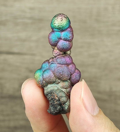 [Top Tier] Haruka Buddha Pillar (4.4cm) | Ancient Rainbow Manifestation | Rare Round Head | Peak Directional Energy & Shield