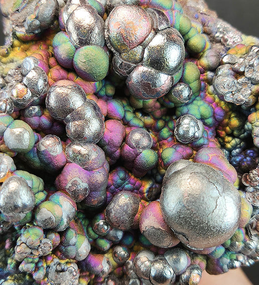 | Top premium rare Iridescent Goethite, Turgite, Hematite, Iridescent | COLOUR: Pink, Green, Purple, Silver| 100% natural color |