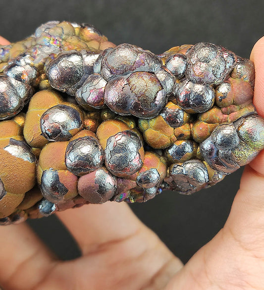 | Top premium rare Iridescent Goethite, Turgite, Hematite, Iridescent | COLOUR: Pink, Gold, Silver| 100% natural color |