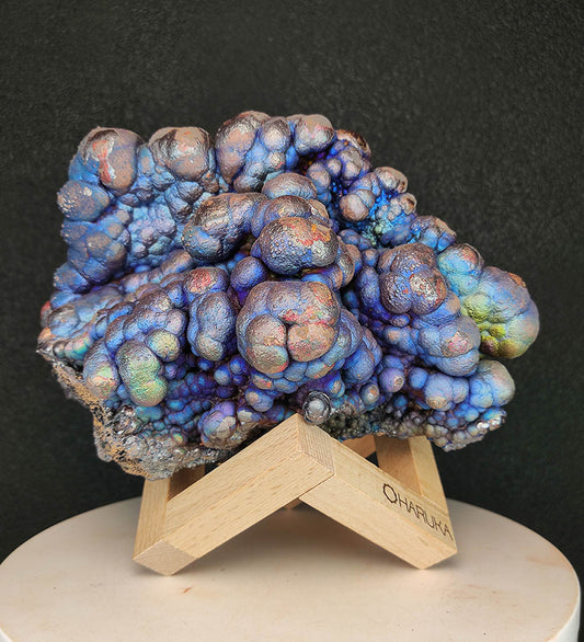 | Top premium rare Iridescent Goethite, Turgite, Hematite, Iridescent | COLOUR: Dark blue, Light blue, Green, Gold | 100% natural color |