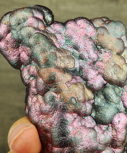 | Top premium rare Iridescent Goethite, Turgite, Hematite, Iridescent | COLOUR: Pink,Gold,Silver | 100% natural color |