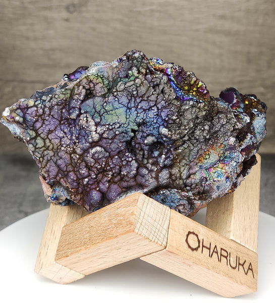 | Top premium rare Iridescent Goethite, Turgite, Hematite, Iridescent | COLOUR: purple, blue | 100% natural color |