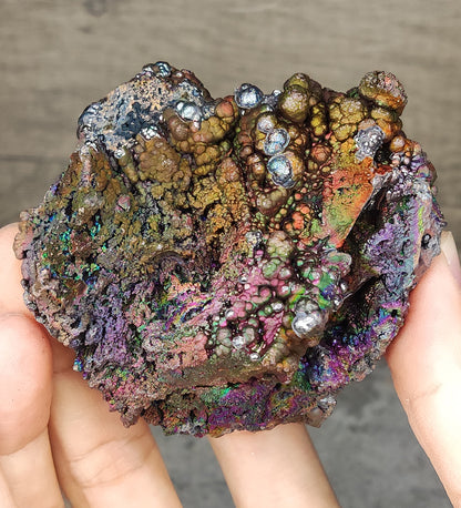 | Top premium rare Iridescent Goethite, Turgite, Hematite, Iridescent | COLOUR: Purple, orange, blue | 100% natural color |