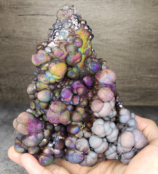 | Top premium rare Iridescent Goethite, Turgite, Hematite, Iridescent | COLOUR: Silver grey, purple, blue, gold | 100% natural color |