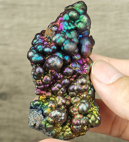 [Top Tier] Haruka Buddha Bead | Dragon Skin Texture | Purple, Gold & Green (6.6cm) | Rare Ancient Gallstone | Supreme Authority Anchor