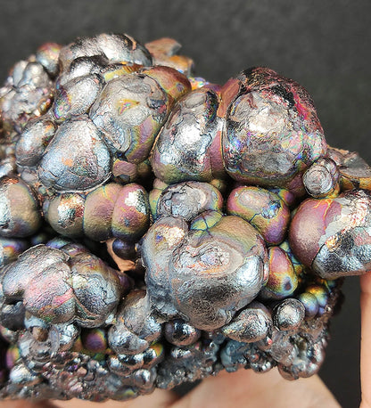 "HARUKA Giant Buddha Bead" Rainbow Double-Sided Specimen | Pink x Green x Purple x Silver | Elite Old Core Material | Universal Frequency & Emotional Composure | Natural Malaysian Leklai