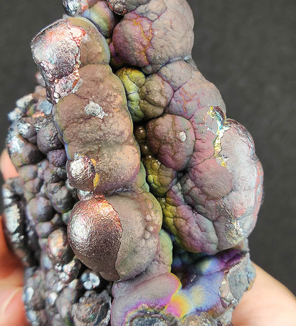 | Top premium rare Iridescent Goethite, Turgite, Hematite, Iridescent | COLOUR:Silver, Rainbow | 100% natural color |