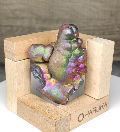 | Top premium rare Iridescent Goethite, Turgite, Hematite, Iridescent | COLOUR: pink, glod, green| 100% natural color |