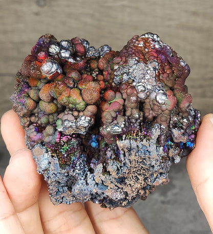 | Top premium rare Iridescent Goethite, Turgite, Hematite, Iridescent | COLOUR: Purple, orange, blue | 100% natural color |