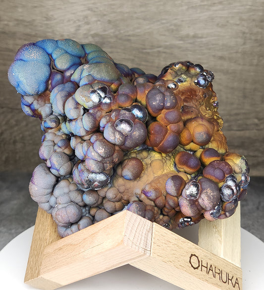 | Top premium rare Iridescent Goethite, Turgite, Hematite, Iridescent | COLOUR: Purple, Blue | 100% natural color |