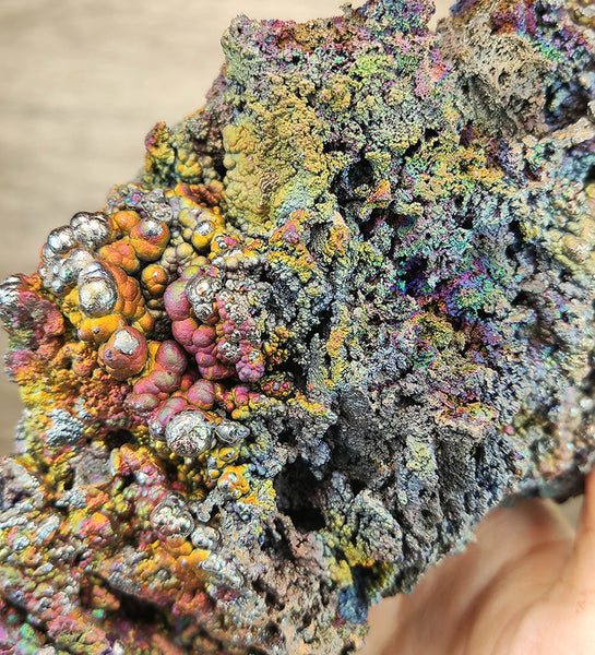 | Top premium rare Iridescent Goethite, Turgite, Hematite, Iridescent | COLOUR: Rainbow | 100% natural color |