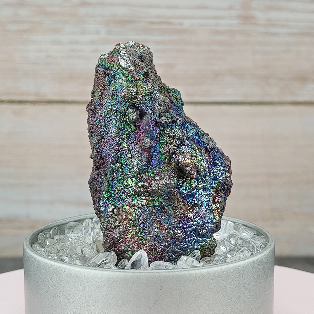  | Top premium rare Iridescent Goethite, Turgite, Hematite, Iridescent | COLOUR: Silver ,Blue, green | 100% natural color |