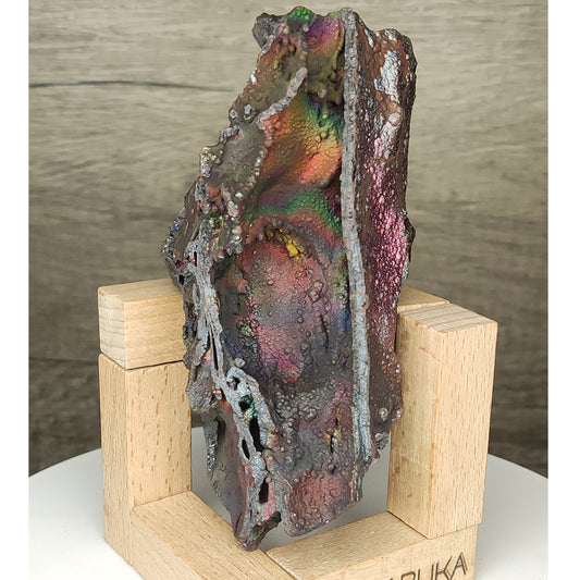 | Top premium rare Iridescent Goethite, Turgite, Hematite, Iridescent | COLOUR: pink, Glod, Green | 100% natural color |