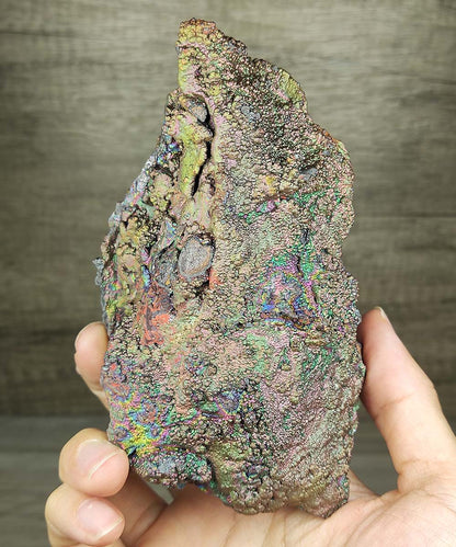 Premium Golden Dragon Skin Rainbow Leklai | Gold-Pink-Green Tri-Color | Rare Scale Texture | Powerful Wealth Attraction & Career Guardian | Malaysia Natural Leklai