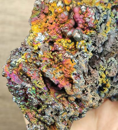 | Top premium rare Iridescent Goethite, Turgite, Hematite, Iridescent | COLOUR: Rainbow | 100% natural color |