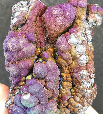 Collector's Grade "HARUKA Giant Buddha Bead" Mystic Purple-Gold Specimen | Purple x Gold x Silver x Green | Elite Old Core Material | Emotional Equilibrium & Universal Manifestation | Natural Malaysian Leklai