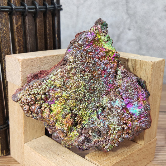| Top premium rare Iridescent Goethite, Turgite, Hematite, Iridescent | COLOUR: Gold,pink, purple, green | 100% natural color |