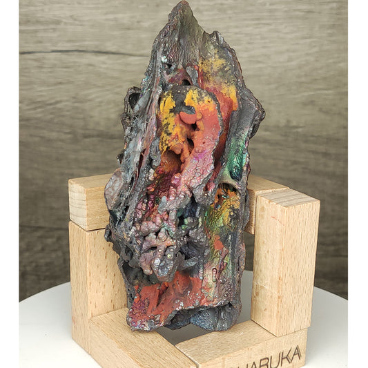 | Top premium rare Iridescent Goethite, Turgite, Hematite, Iridescent | COLOUR: pink, Glod, Green | 100% natural color |